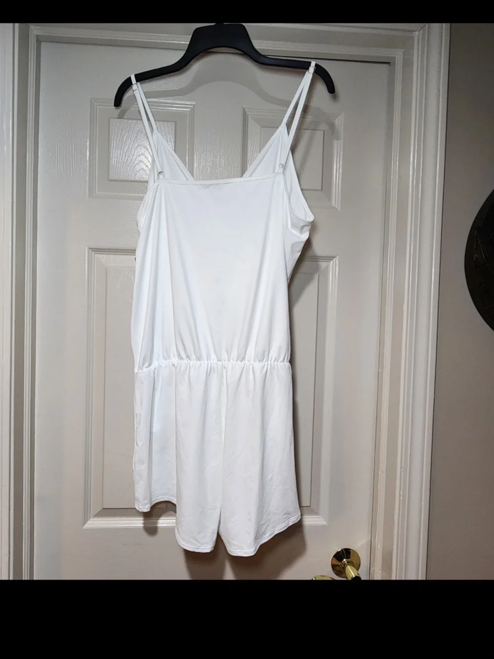 NWT Salt +‎ Cove White Shorts Romper with Ruching Beach Cover Up Summer Vacation